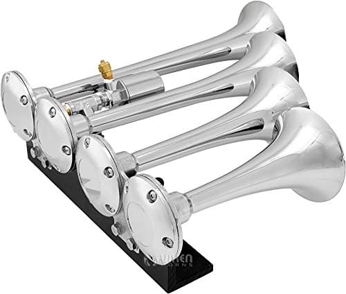 Claxon de tren Vixen Horns para camión/coche. 4 trompetas - Imagen 5