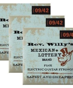 Juego de 3 juegos de cuerdas de guitarra eléctrica Reverend