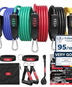 Set de Bandas de Resistencia con Mangos, Anclaje de Puerta,