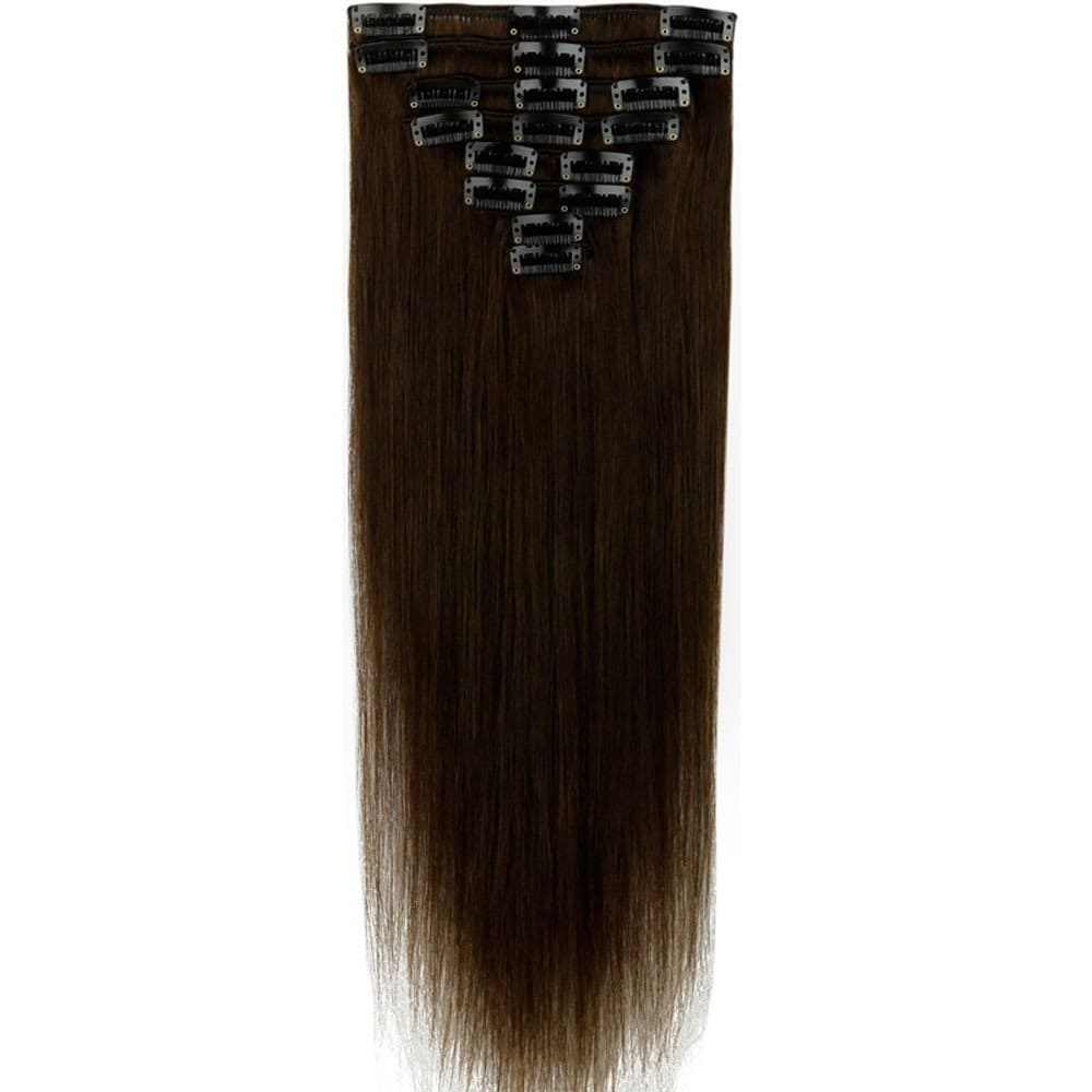 S-noilite Extensiones de Cabello Clip en Cabello Real 18