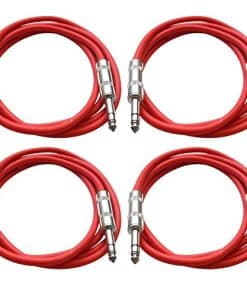 Seismic Audio - SATRX-2- Pack de 4 cables de conexión de 2'