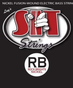 Cuerdas de bajo de níquel brillante para rock ligero de 5