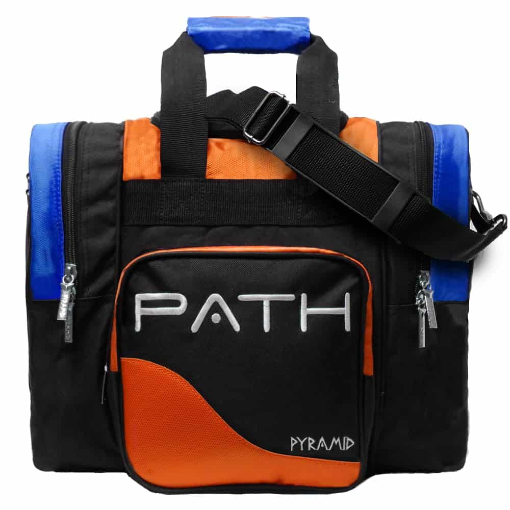 Bolso Sencillo Deluxe Pyramid Path Pro - Naranja/Azul Real
