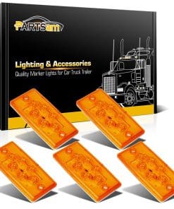 Luces de Marcador Ámbar Partsam 6LED - Luces de Techo