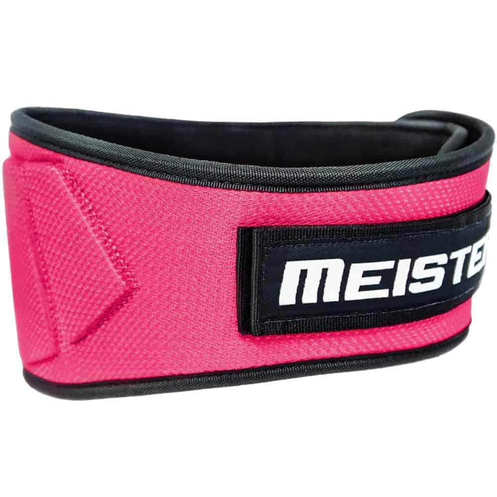 Cinturón de Levantamiento de Pesas de Neopreno -Rosa