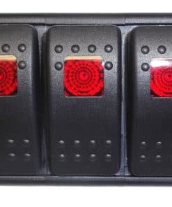 Panel de Interruptores Iluminados de 3 Botones Fastronix