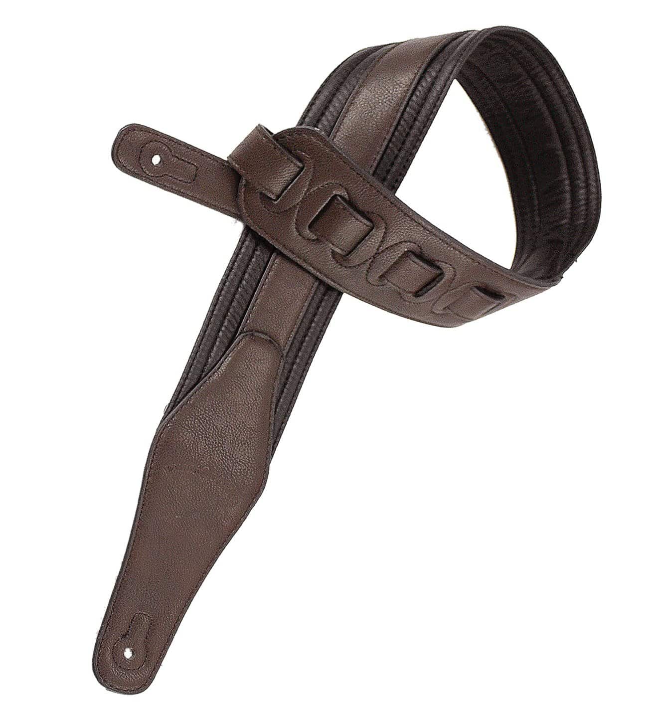 Correa para guitarra Walker & Williams G-514 marrón cognac - Imagen 5