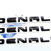 3 Paquete de Emblemas de Placa de Nombre Denali Negro OEM