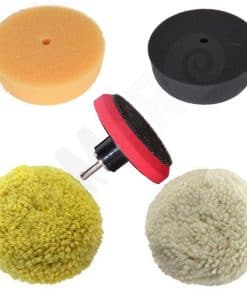 Kit de Pads para Pulir y Encerar para Auto de 3" RAM-PRO -