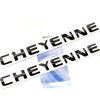 2Pack OEM Insignias Emblemas Cheyenne Negras 3D Compatible