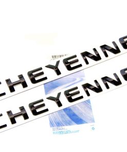 2Pack OEM Insignias Emblemas Cheyenne Negras 3D Compatible