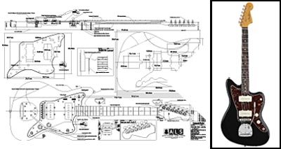 Plano de Suministros para Luthiers de Guitarra Eléctrica