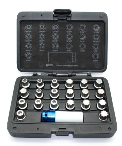 TEMO 21 pc Juego de Llaves de Seguridad Antirrobo para