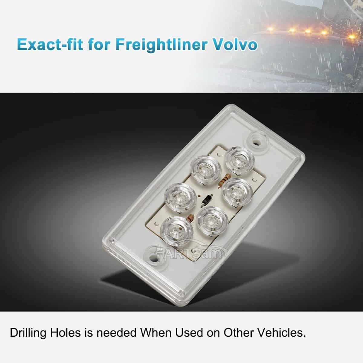 Partsam 5pcs Reemplazo para Luces de Cabina de Freightliner - Imagen 5