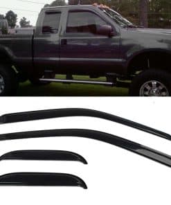 Viseras de ventanas de humo protector solar de lluvia