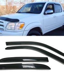 Deflector de ventana tintado para lluvia y sol, protector