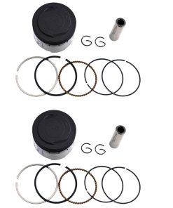 AHL 2 Sets Kit de Pistón y Anillos de Pistón Pasadores