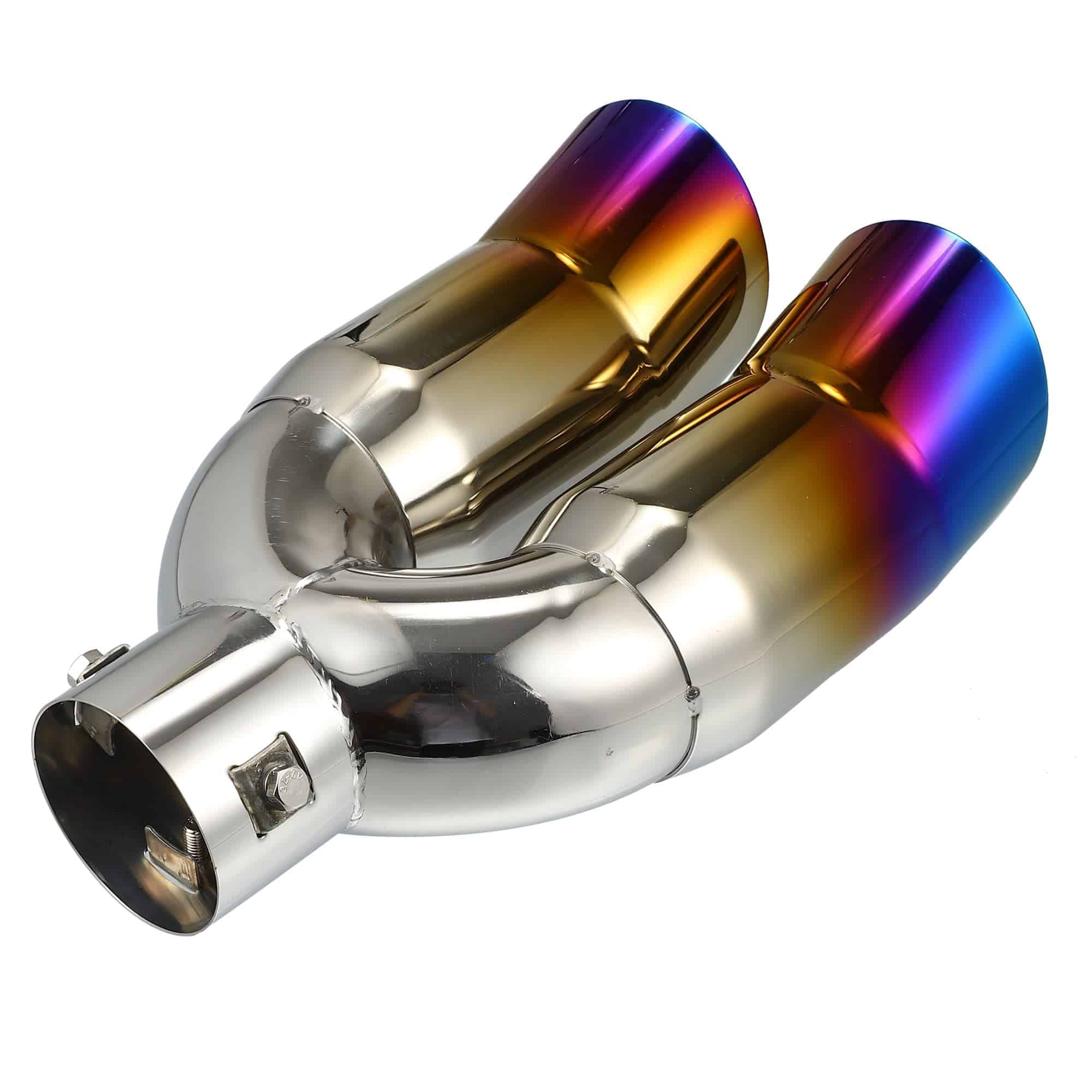 Salida Doble de Acero Inoxidable para Silenciador de Escape - Imagen 4