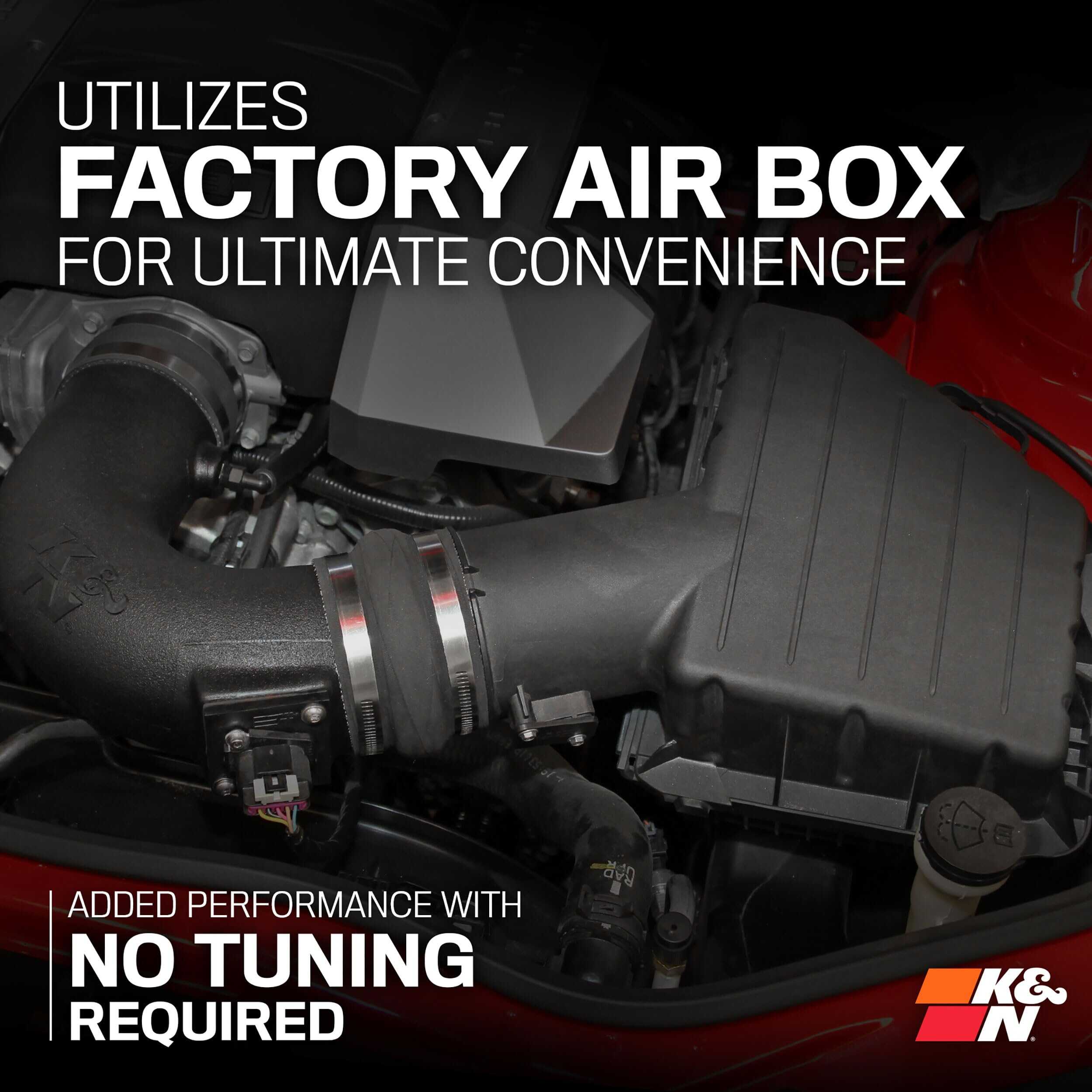 Kit de admisión de aire frío K&N: Alto rendimiento, Aumento - Imagen 7