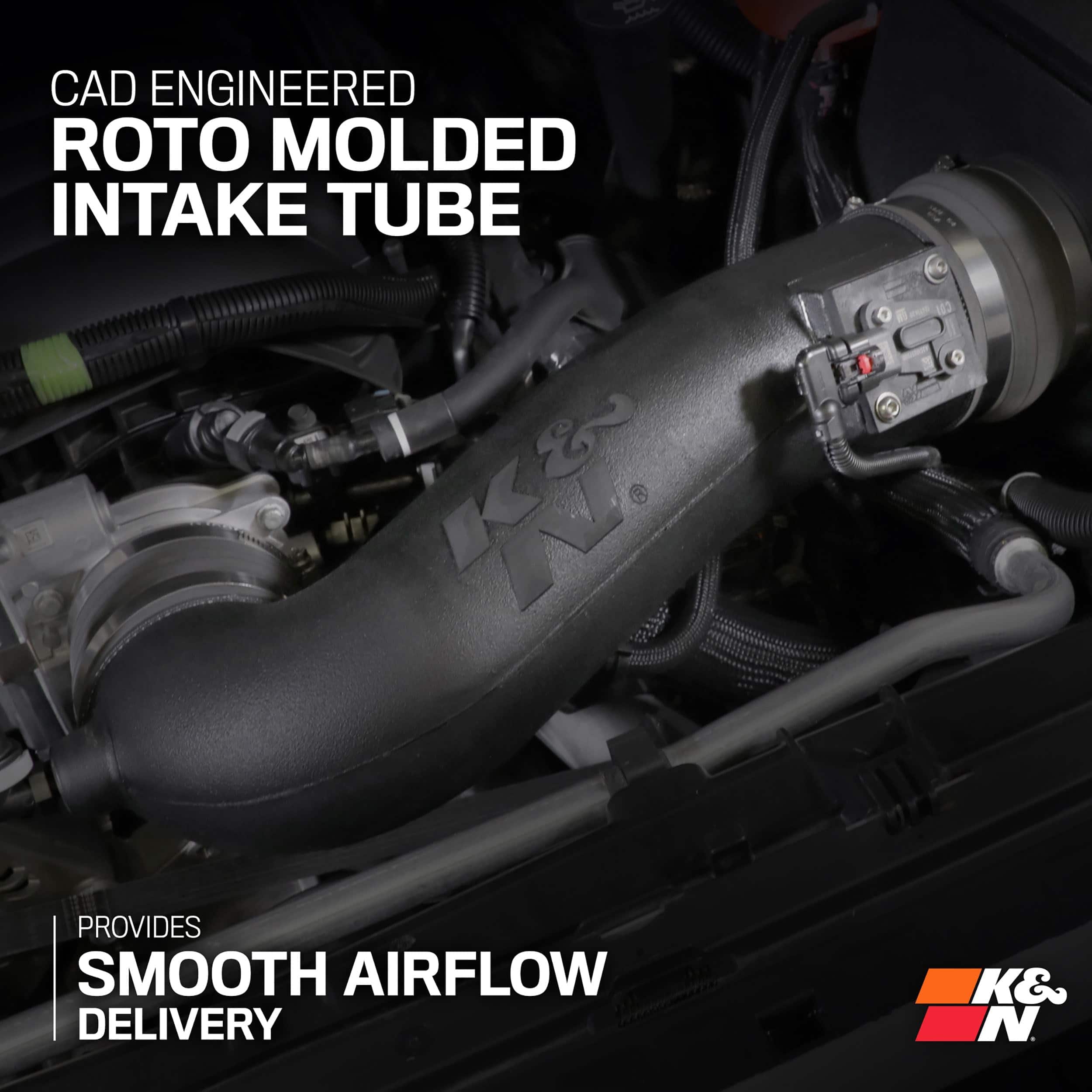 Kit de admisión de aire frío K&N: Alto rendimiento, Aumento - Imagen 6