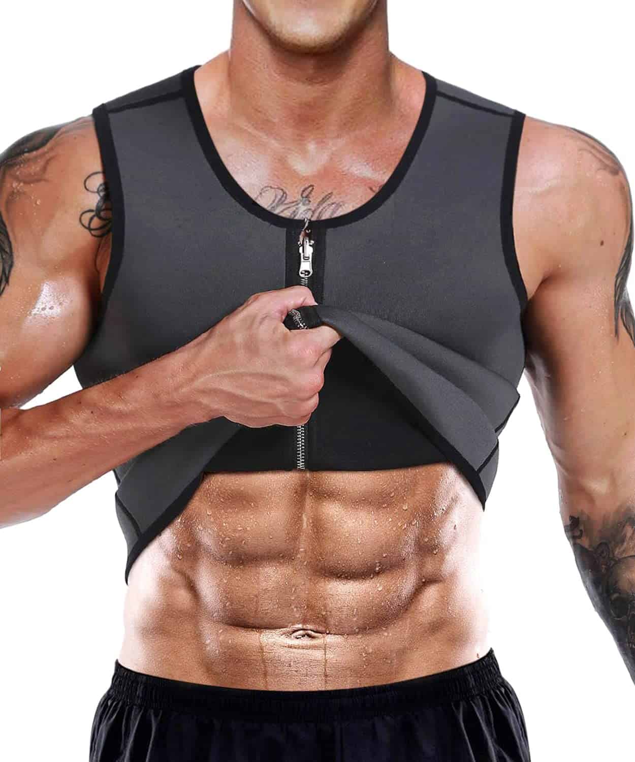 Chaleco Sauna para Hombres con Entrenador de Cintura