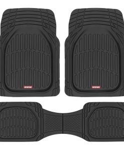 Tapetes para automóviles Motor Trend FlexTough, Negros,
