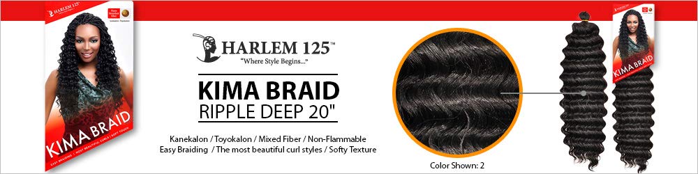 Trenzas de Pelo Sintético Harlem125 Kima Braid Ripple Deep - Imagen 4