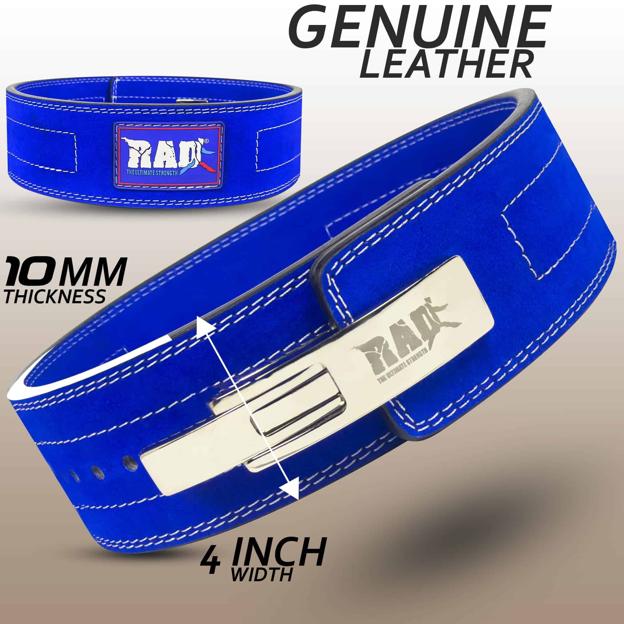 Cinturón de Levantamiento de Pesas RAD -Azul - Imagen 3