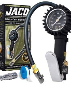 Inflador de neumáticos JACO FlowPro con medidor de presión
