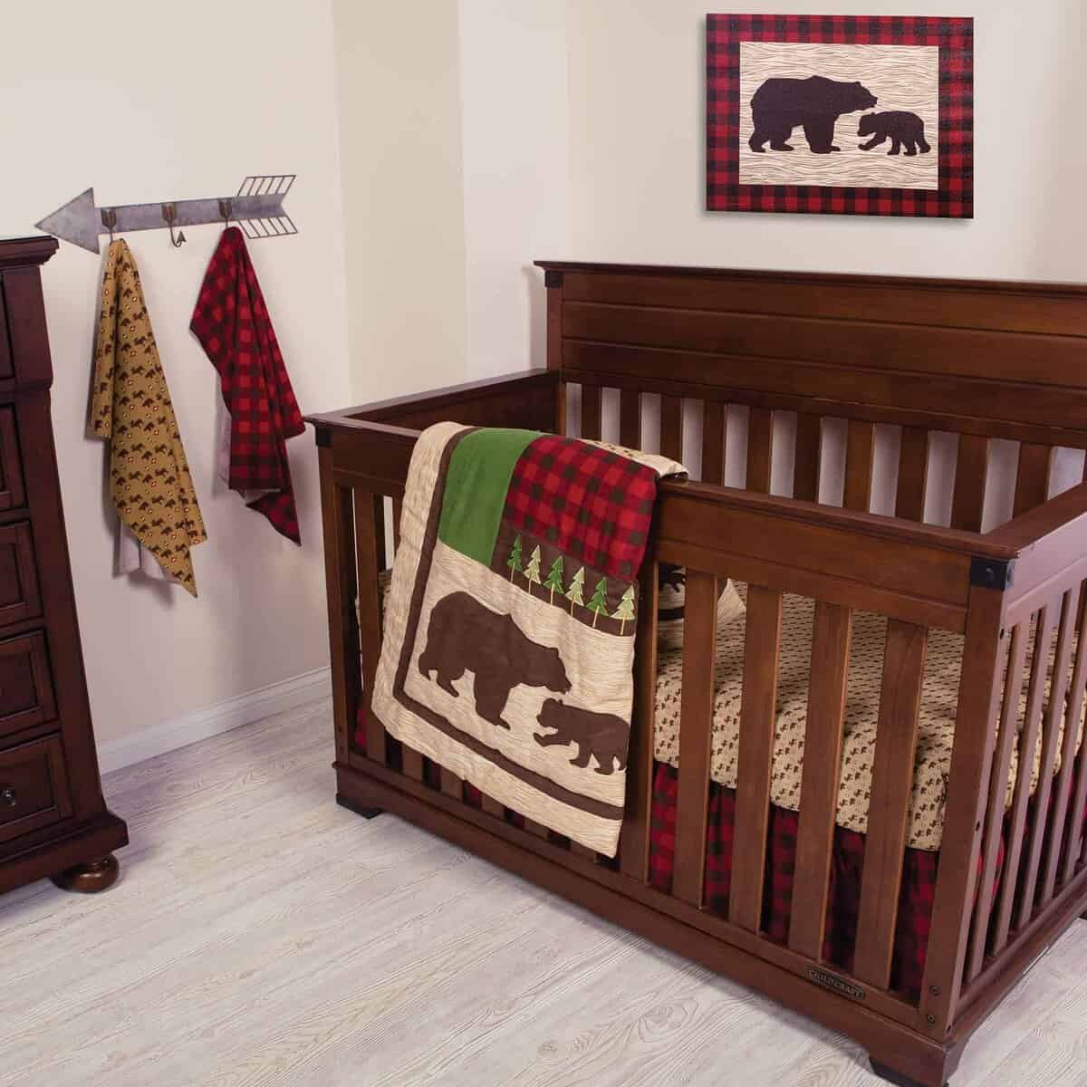 Set de Ropa de Cama para Cuna Trend Lab Northwoods de 6