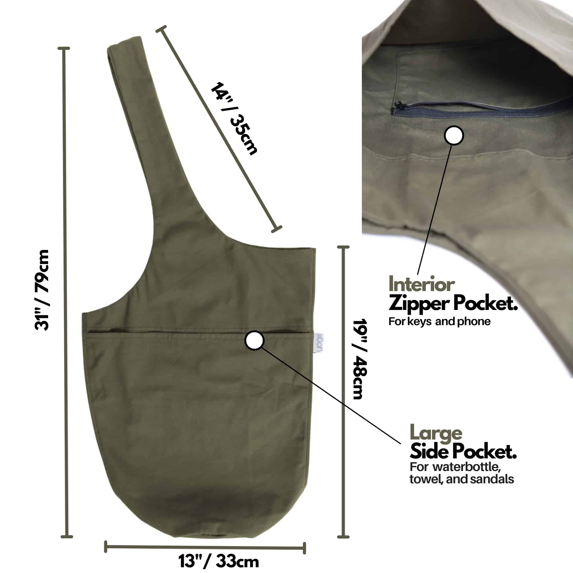 Bolso para tapete de yoga Yogiii | El ORIGINAL Bolso - Imagen 7