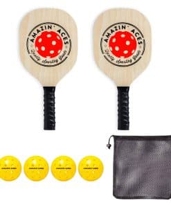 Set de 2 Palas de Madera para Pickleball de Amazin' Aces -