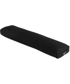 Hugger Mugger Pranayama Yoga Bolster - Negro - Muy Firme,