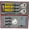 Dardos de punta de acero de tungsteno LaserDarts Silver