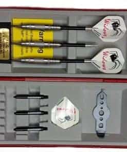 Dardos de punta de acero de tungsteno LaserDarts Silver