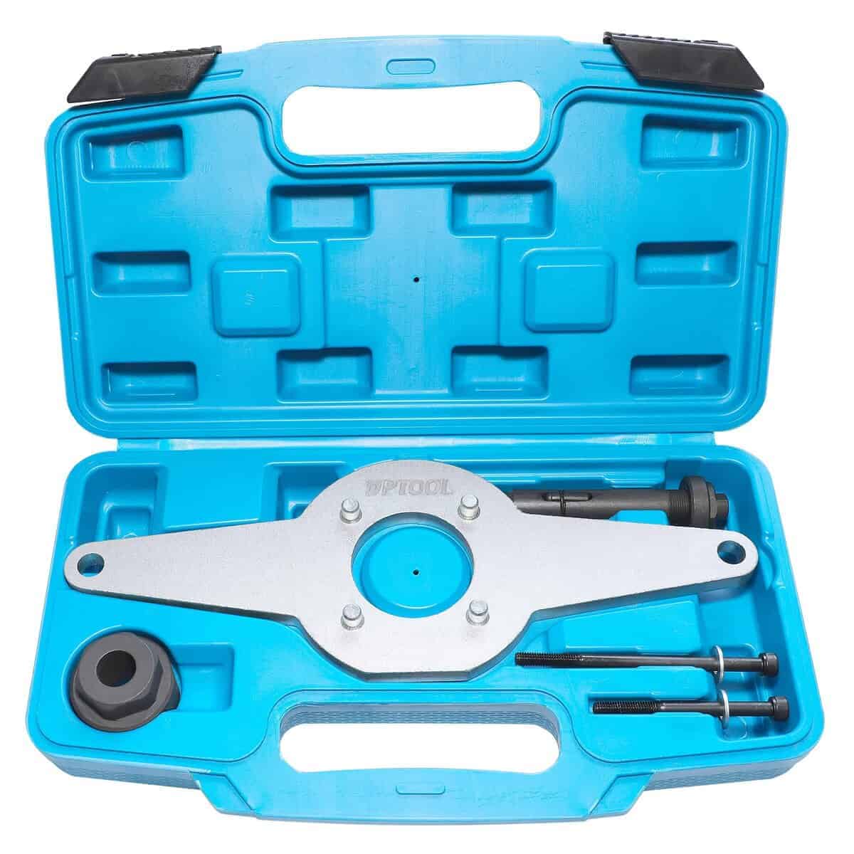 Herramienta de retención de amortiguador de vibración para