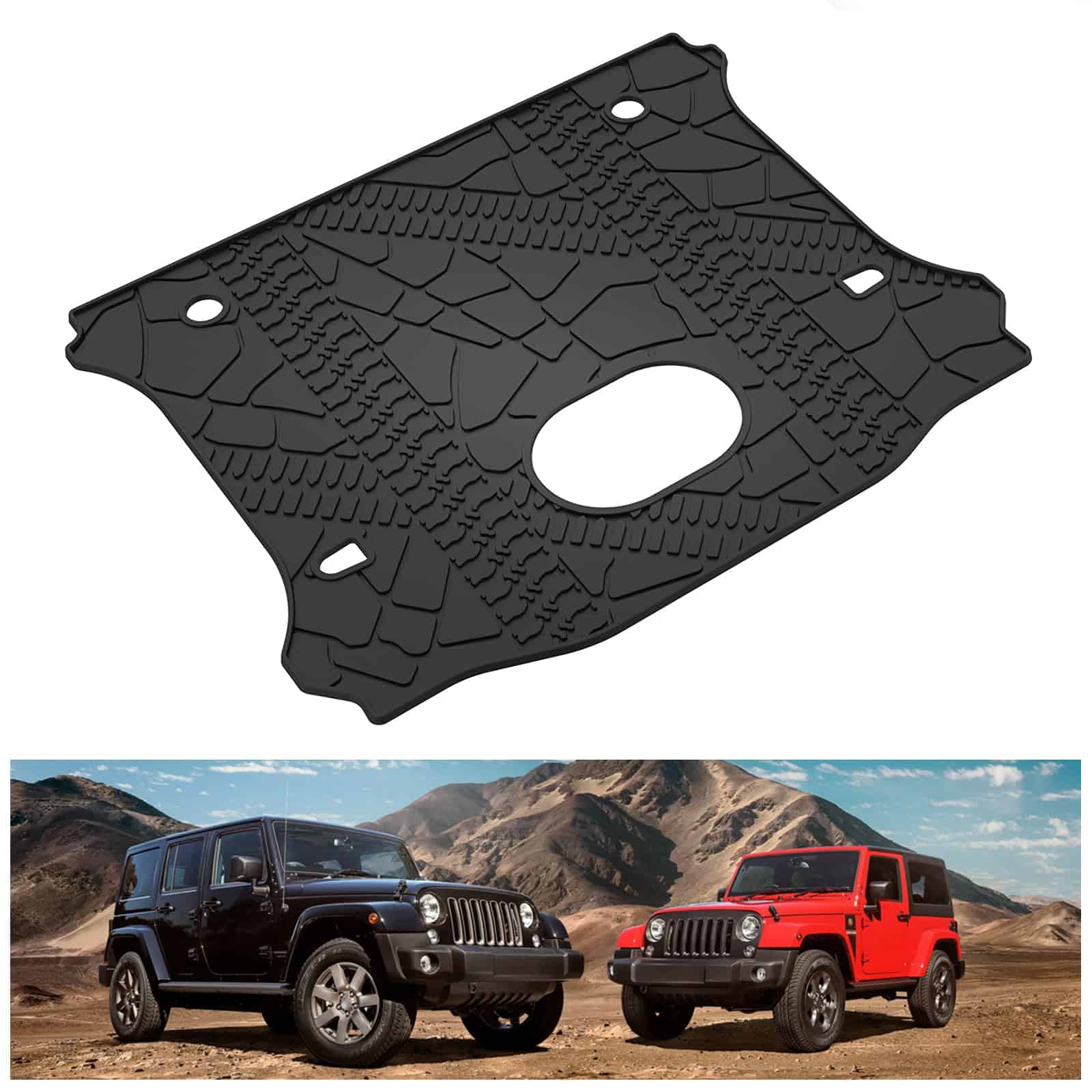 Tapete de carga KIWI MASTER para Jeep Wrangler JK 2015-2018