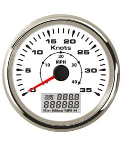 ELING Velocímetro Odómetro GPS para Barcos y Yates 3-3/8"