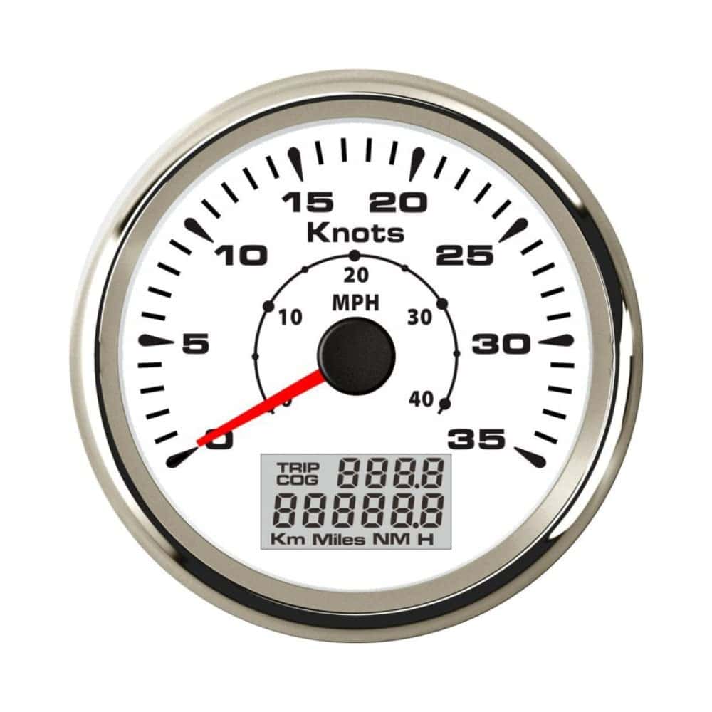 ELING Velocímetro Odómetro GPS para Barcos y Yates 3-3/8"