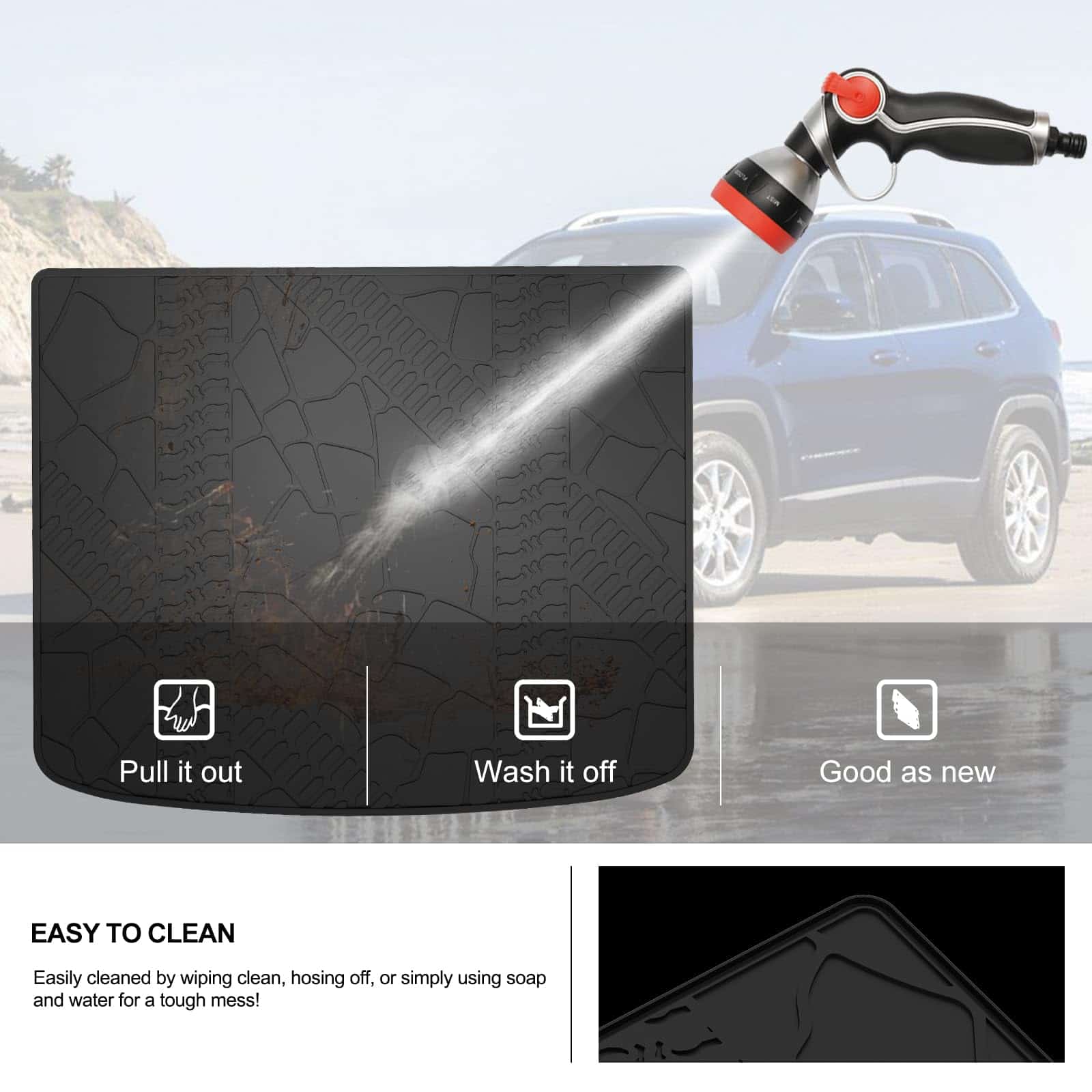 Tapete de maletero de carga KIWI MASTER para Jeep Cherokee - Imagen 8