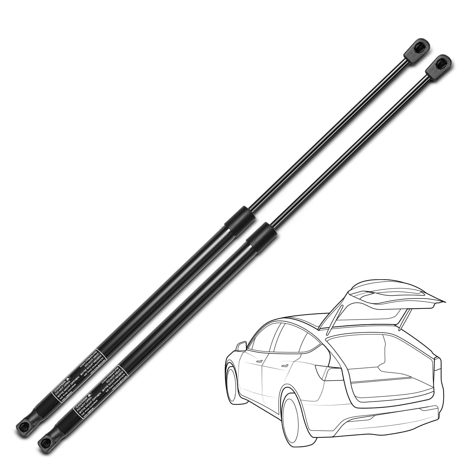 Set de 2 Amortiguadores de Elevación de Pálpito para