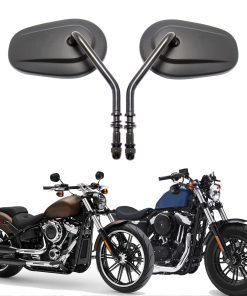 Espejos retrovisores negros de 8mm para motocicletas tipo