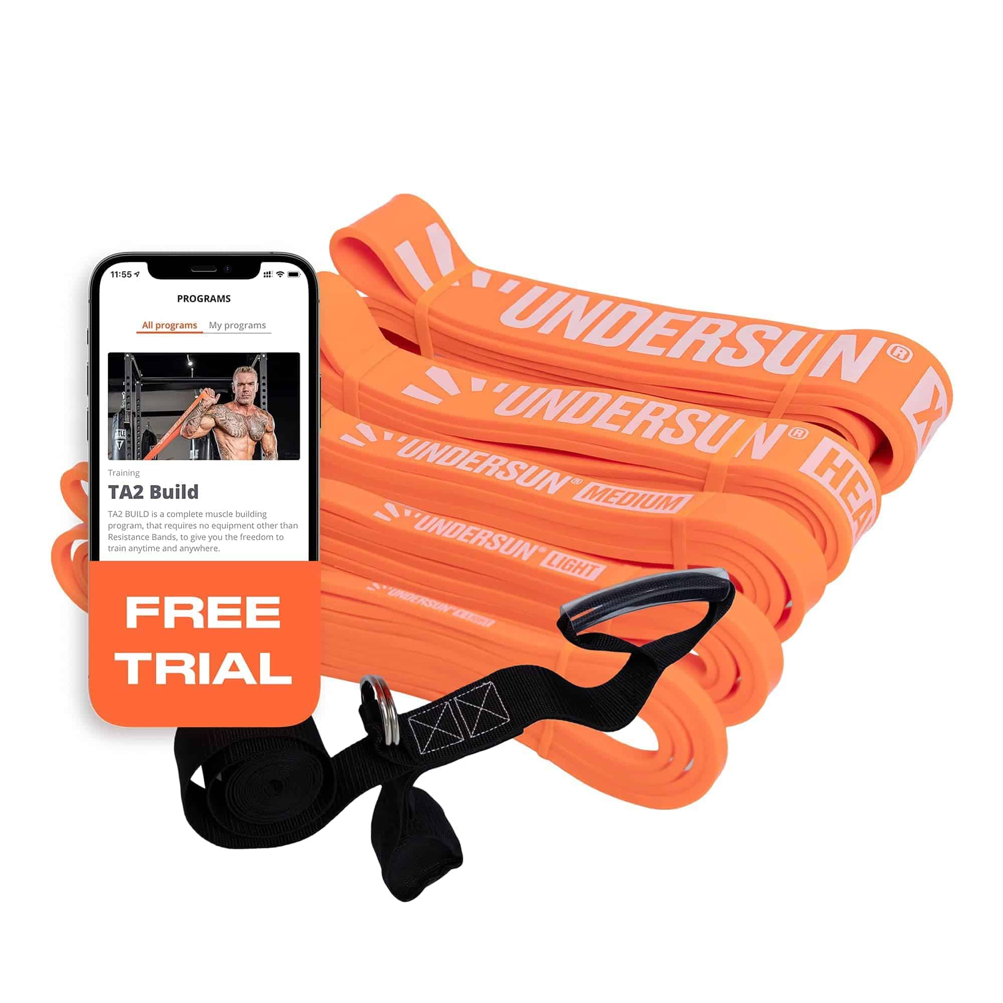 Bandas de Resistencia Undersun para Entrenar | Set de 5