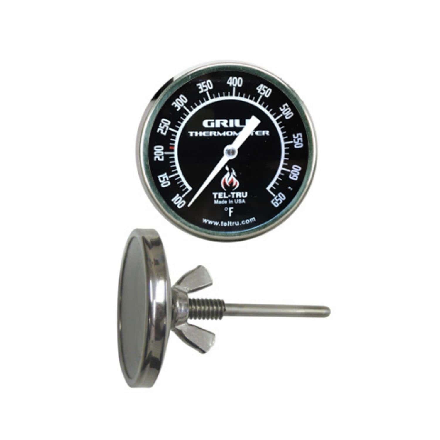 Termómetro para Parrilla de Barbacoa Tel-Tru BQ225, dial de