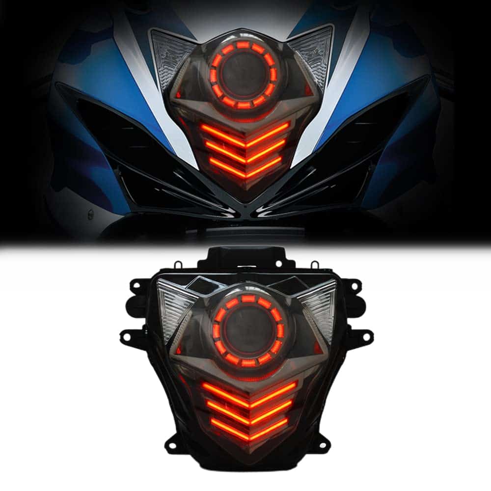 Ensamblaje de Faro LED KT para Suzuki GSXR600, GSX-R600