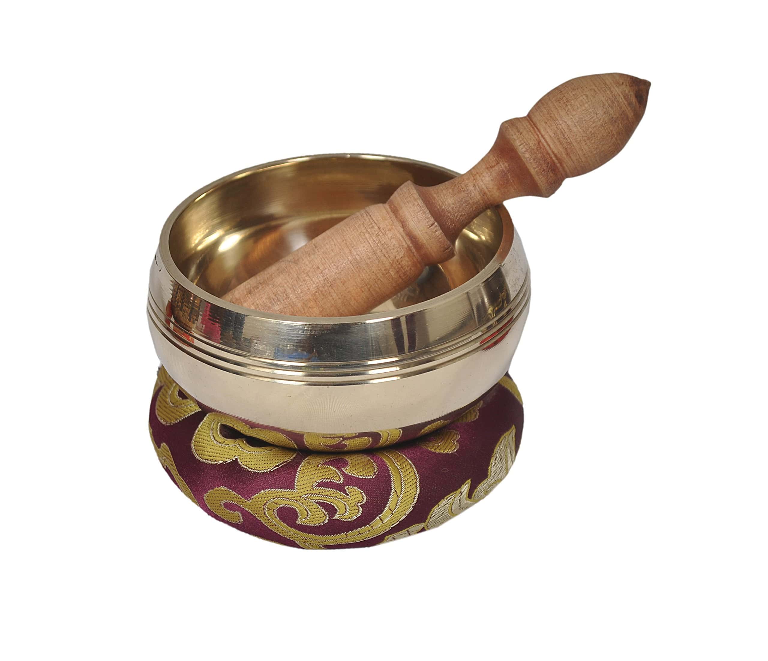 Cuenco Tibetano de Meditación Dharma Store - Con Mazo y - Imagen 4