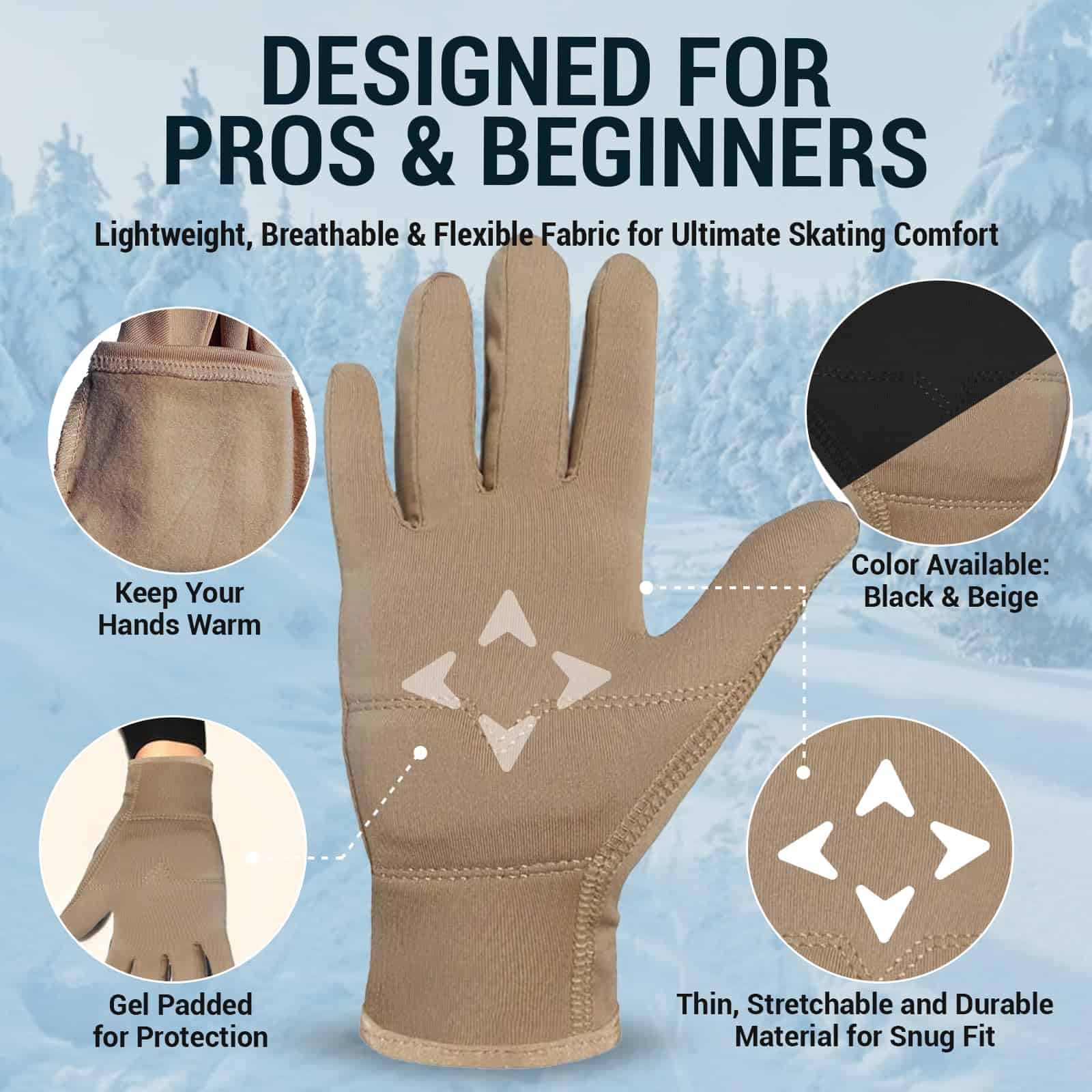 Guantes de Patinaje sobre Hielo Kami-So | Accesorios para - Imagen 4