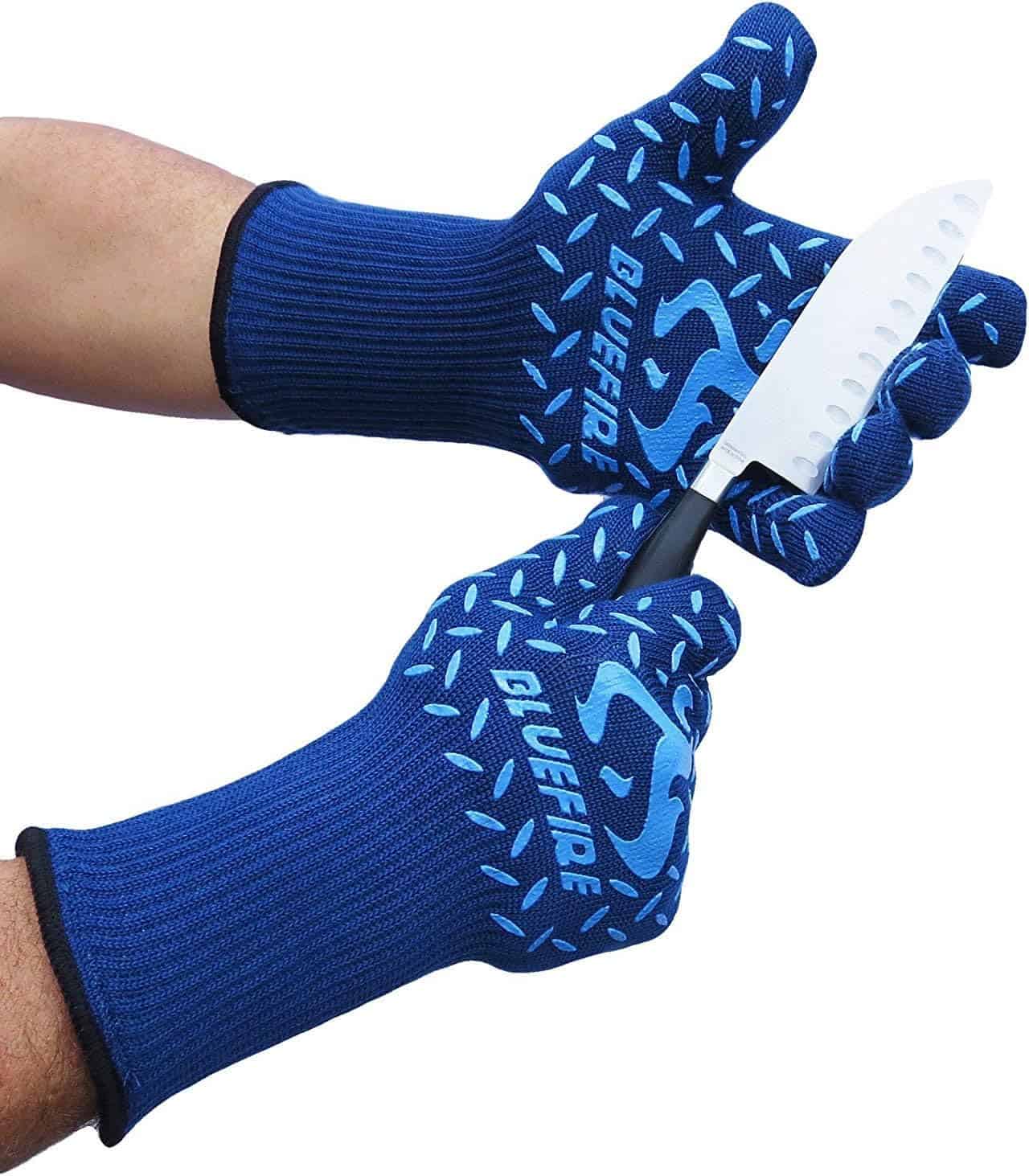 Guantes BlueFire para Parrilla BBQ Horno, Resistencia al - Imagen 8