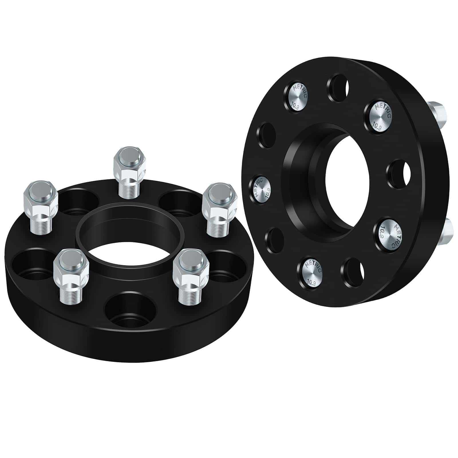 ECCPP 2PCS 1" Separadores de Rueda Hubcentric de 5 Pernos