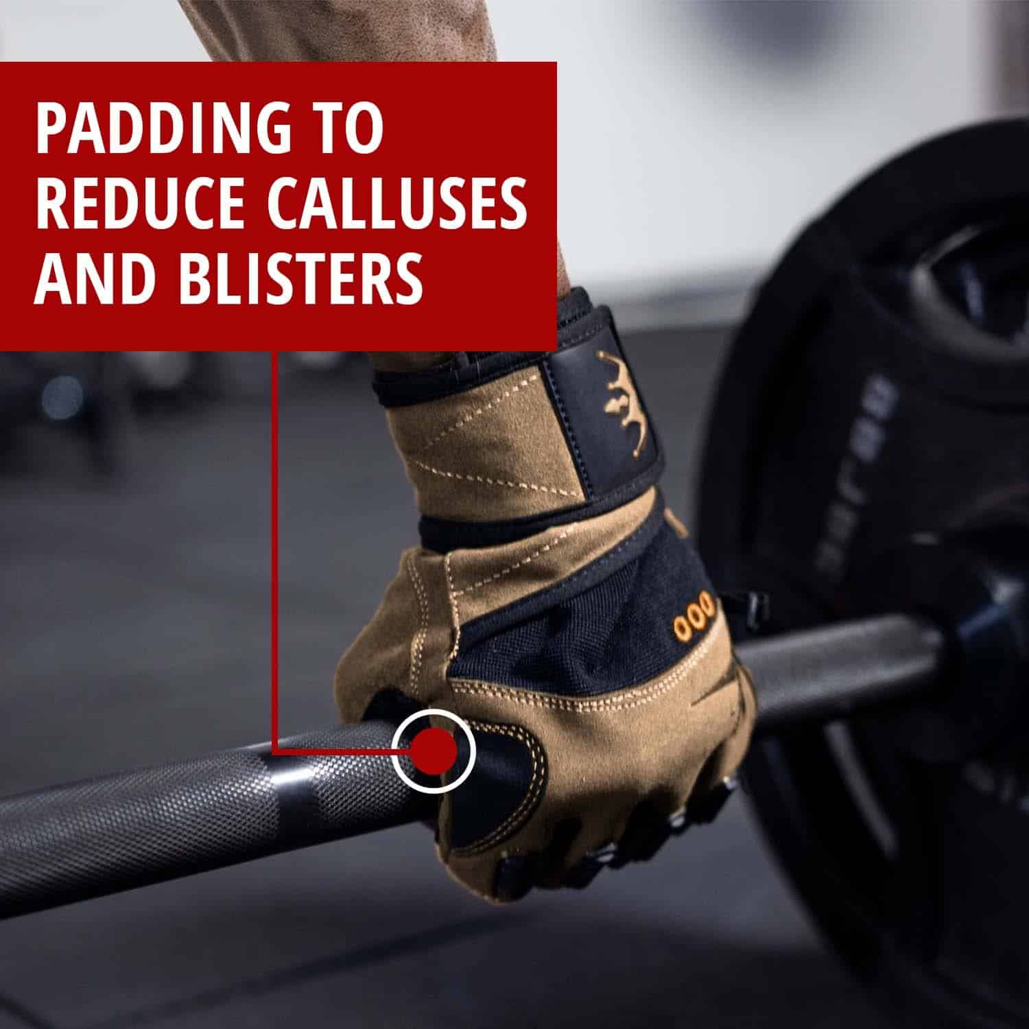 Guantes de levantamiento de pesas para -Desert Tan - Imagen 6